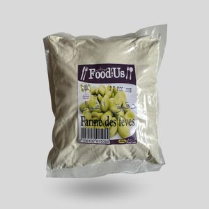 Food for Us Farine de Fèves Naturelle - Riche en Protéines (450g)