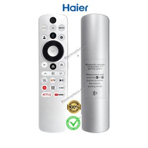 Haier Télécommande Originale HTR-U33G – Commande Vocale , YouTube, Prime Video