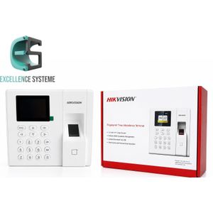 Hikvision Terminal de Pointage Biométrique avec Empreinte Digitale Clavier Écran Couleur 2,4"