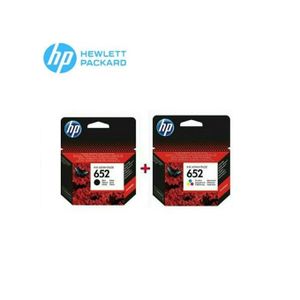 Hp Pack Cartouches 652 Noir + 652 Couleur