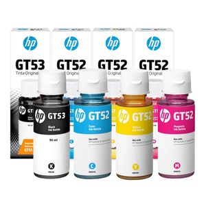 Hp Pack Bouteilles d'encre Original GT53XL / GT52 - ORIGINALES