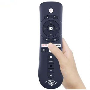 Itel Télécommande vocale Bluetooth adaptée pour TV 4K UHD Android HDTV
