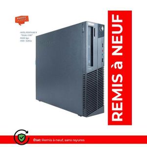 Lenovo THINKCENTRE INTEL PENTIUM R 4Go 320Go Windows 10 Pro - Remis à neuf