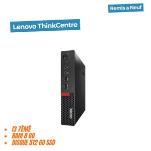 Lenovo ThinkCentre Mini Intel® Core™ i3 i3-7éme Ram 8 Go DDR4 512 Go SFF