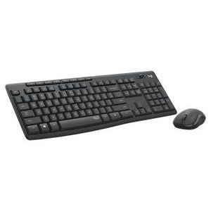 Logitech PACK CLAVIER/SOURIS MK295 Silent Bluetooth Wireless Combo-GRAPHITE-FRA-2.4GHZ 12 Mois
