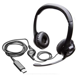 Logitech H390 Casque USB avec microphone antibruit