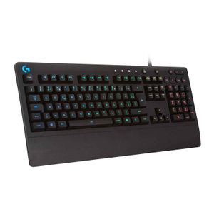 Logitech G213 Prodigy, Clavier et Souris Gaming, Eclairage RVB LIGHTSYNC, Résistant aux Éclaboussures, Personnalisable, Commandes Multimédia Dédiées - Noir