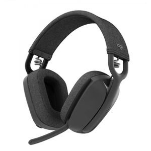 Logitech Zone Vibe 100, casque sans fil avec micro à réduction de bruit, Bluetooth® multipoint, longue autonomie, fonctionne avec Teams, Google Meet, Zoom, Mac/PC - Graphite