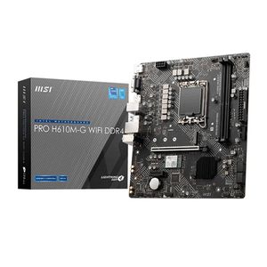 Msi PRO H610M-G WIFI DDR4 – Carte Mère Gaming & Bureautique avec WiFi Ultra-Rapide