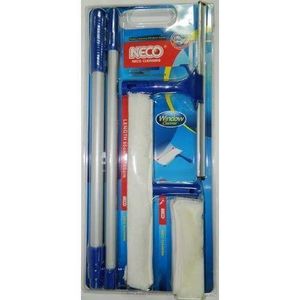 Neco (Neco) kit raclette nettoyage des vitres Perche télescopique raclette lave vitre glace fenêtr