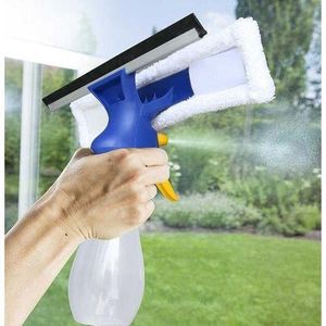 Neco Raclette + Éponge + Spray Vaporisateur 250ml, Nettoyage Vitre Nettoyeur Vitre