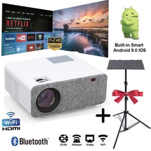 Owlenz SD500 WIFI Android 9.0 Projecteur Avec Support Free