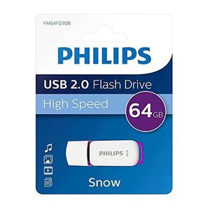 Philips Clé USB Philips Originale 64Gb USB 3.0 et 2.0 Flash Drive / High Speed / Snow