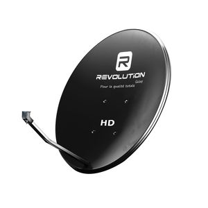 REVOLUTiON Galaxy Antenne Parabole Satellite 90cm en Acier Galvanisé 4K HD / Antenne Parabolique