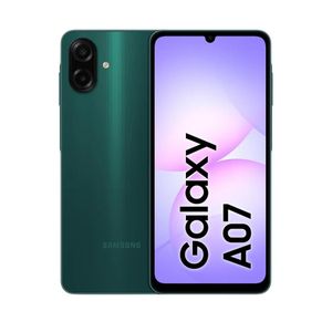Samsung Galaxy A07 – 6.7" – 64 Go – 4 Go RAM – Helio G99 – 5000 mAh/25W – 50MP – Vert