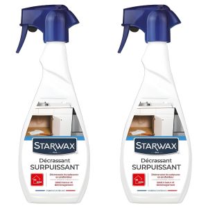 Starwax Lot de 2 - Nettoyant Dégraissant Puissant - - Pour Nettoyage Cuisine et Bricolage - Formule Concentrée