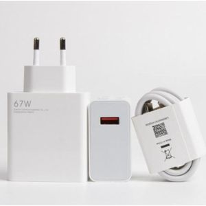 XIAOMI Chargeur + Cable 67W Turbo Fast Charge Original