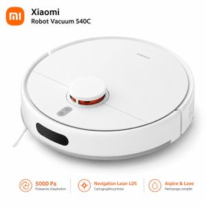 XIAOMI Robot vacuum s40c, Aspirateur Robot Intelligent 2-en-1 Aspiration & Lavage, Puissance 5000Pa, Navigation Laser LDS, Contrôle via Application