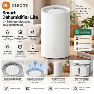 XIAOMI Smart Dehumidifier Lite – Déshumidificateur Intelligent 13 L/Jour - Compact, Silencieux et Connecté ..