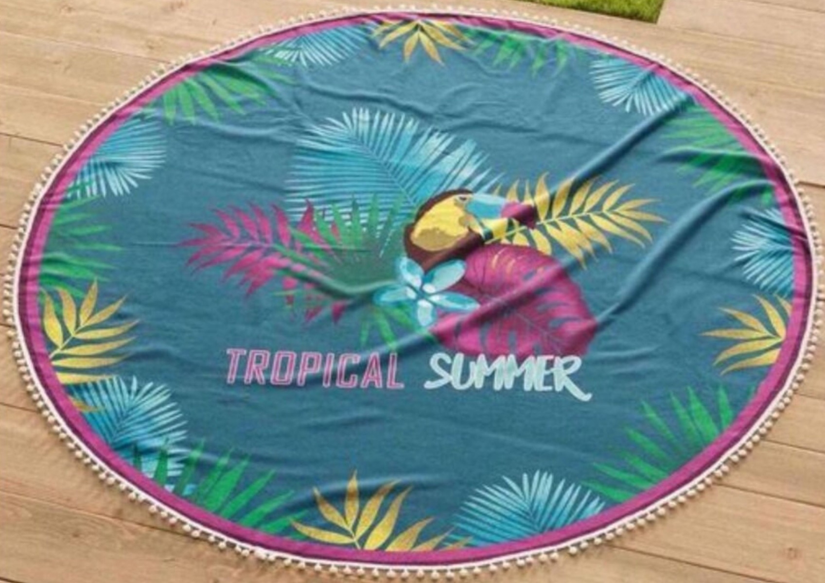 Serviette De Plage Hawaina - Multicouleur