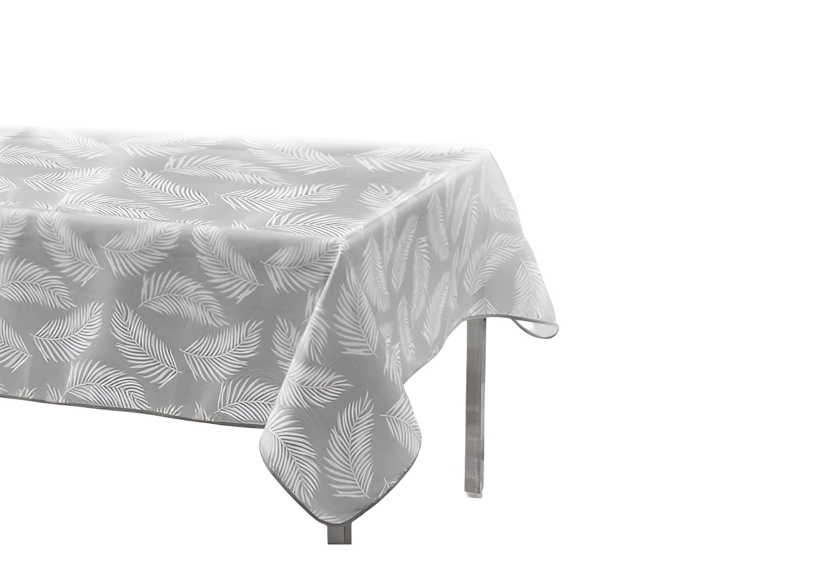 Nappe Décoratif Lifette 150X240Cm - Gris