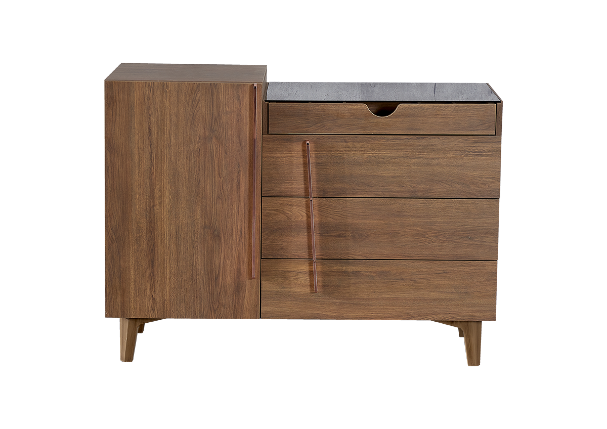 Commode Carpinus - Chêne Foncé