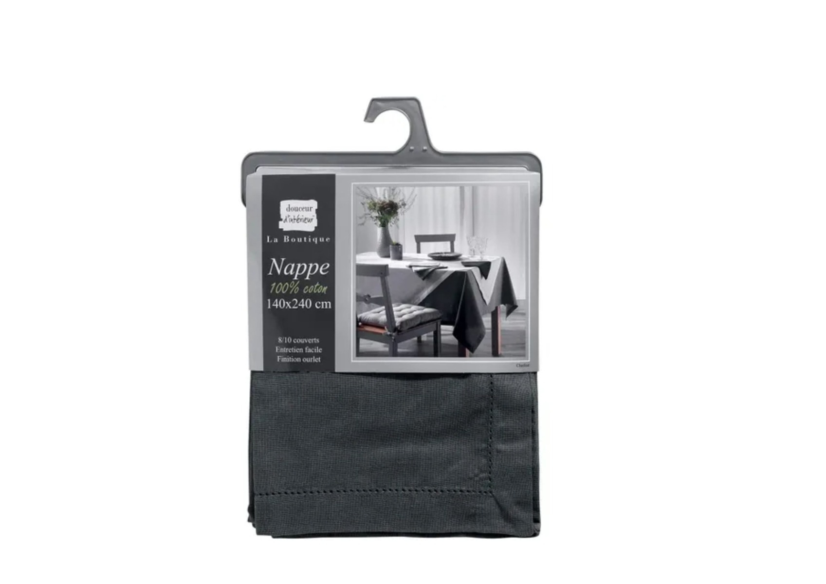 Nappe Rectangle 140X240Cm - Anthracite