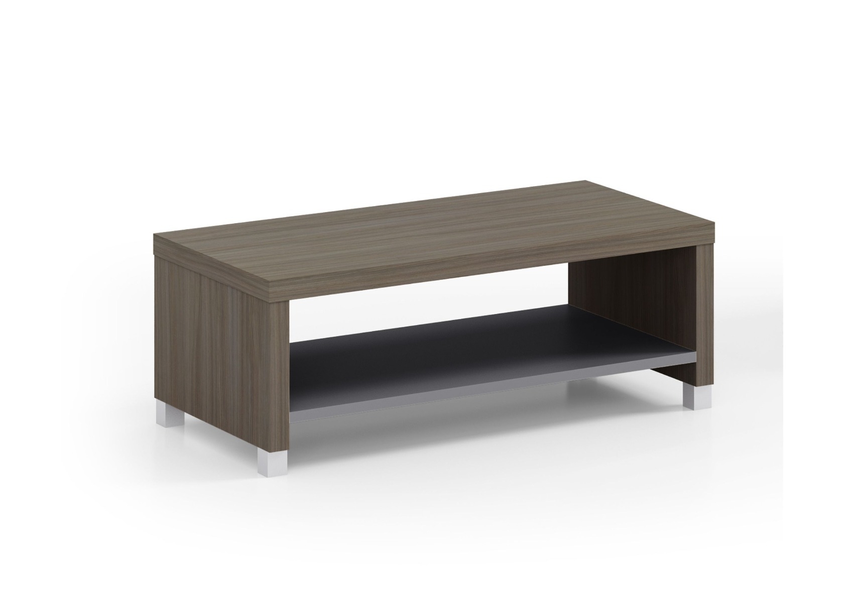 Table Café Respect - Noyer / Gris
