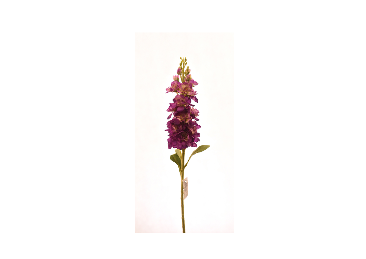 Fleur Delphinium 80Cm - Violet Foncé