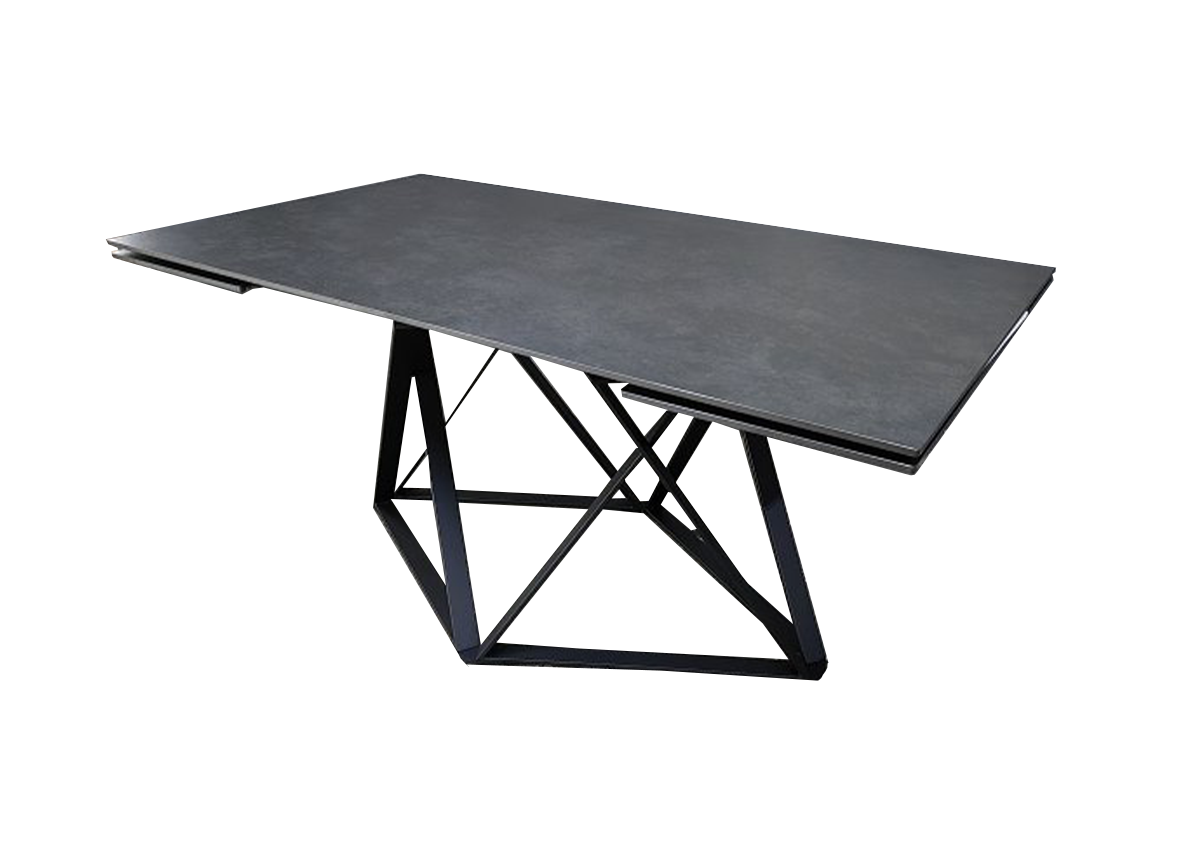 Table À Manger Extensible Uno 160-240Cm - Noir
