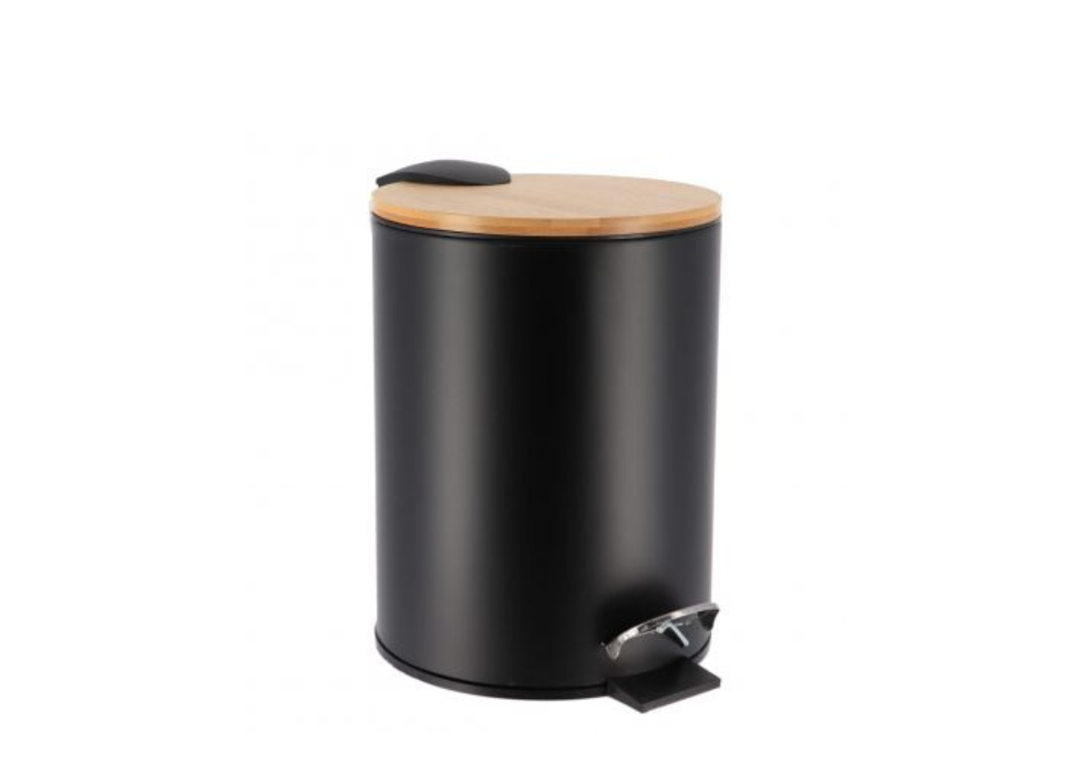 Poubelle Prestige Avec Frein De Chute 3L - Noir