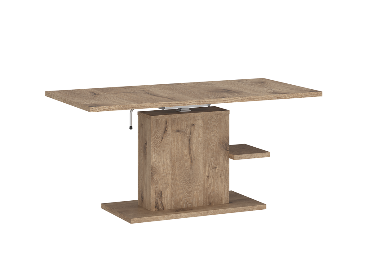 Table Basse Ajustable Cortado Viking- Noyer