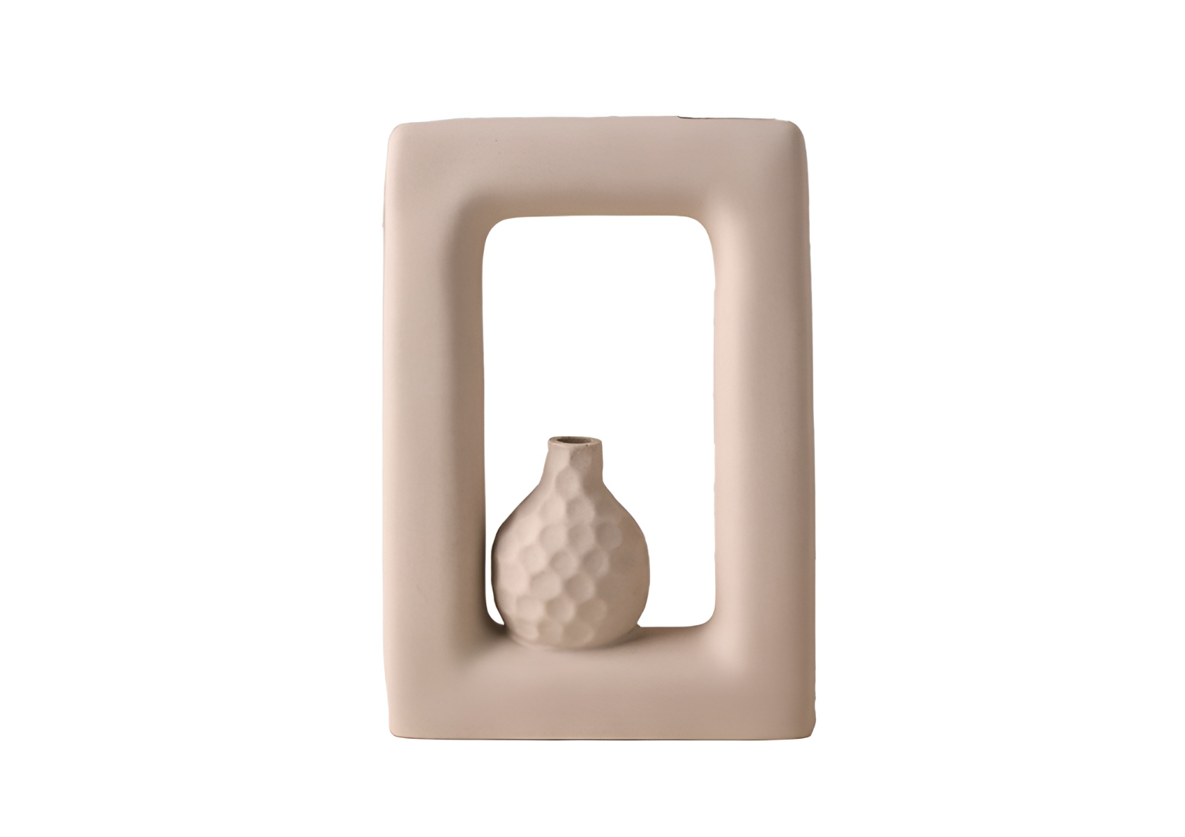 Vase En Céramique 21,2Cm - Blanc