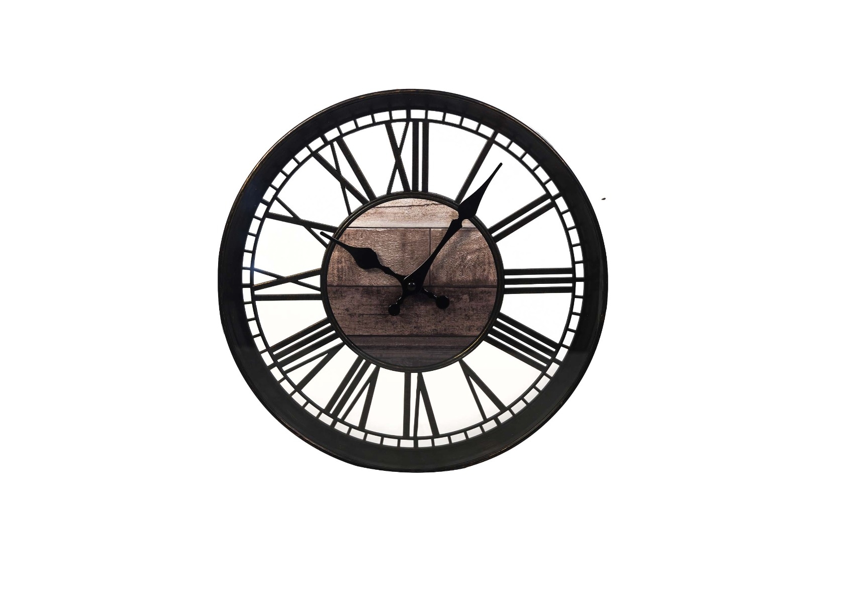 Horloge Murale 30.5X30.5X4Cm -Noir