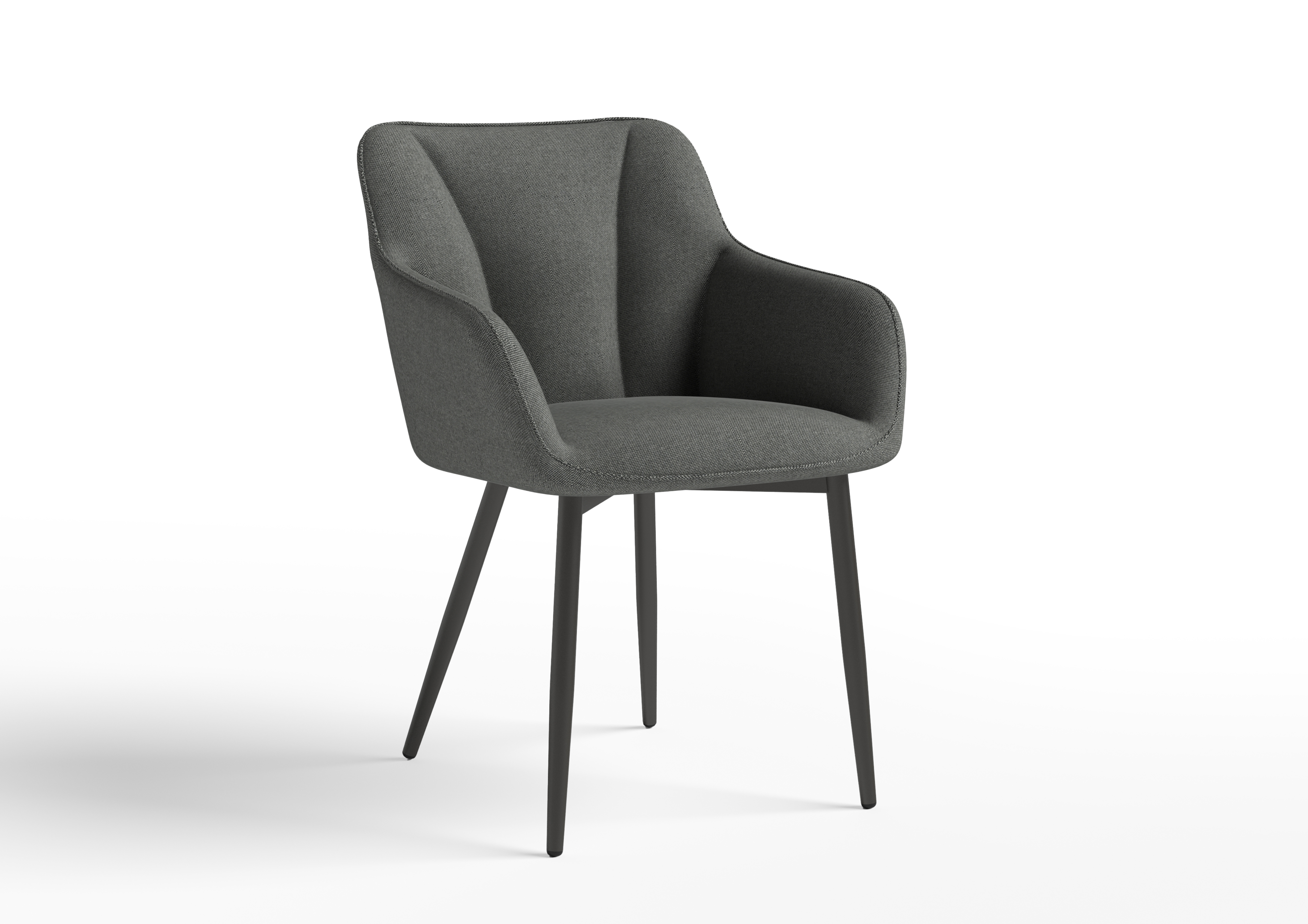 Fauteuil Angus - Blanc / Noir