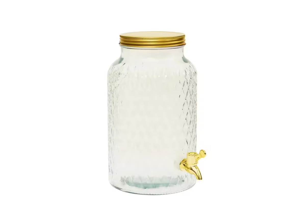 Carafe Fontaine Design Diamant 6L - Blanc