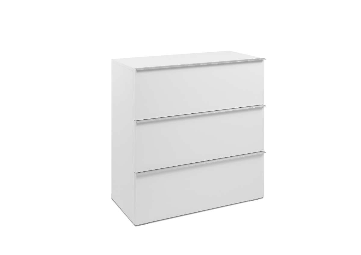 Commode Orsa 3 Tiroirs - Blanc