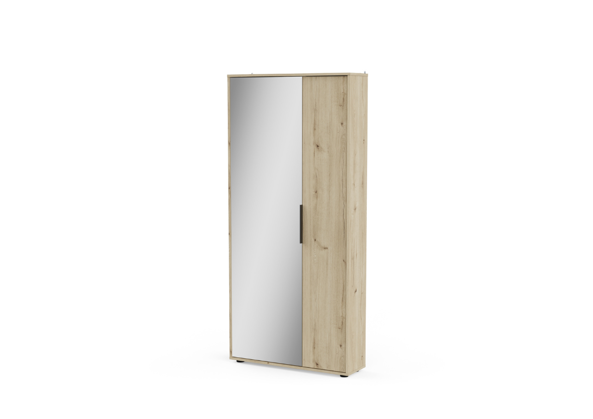Armoire À Chaussures Ebony - Chêne Foncé