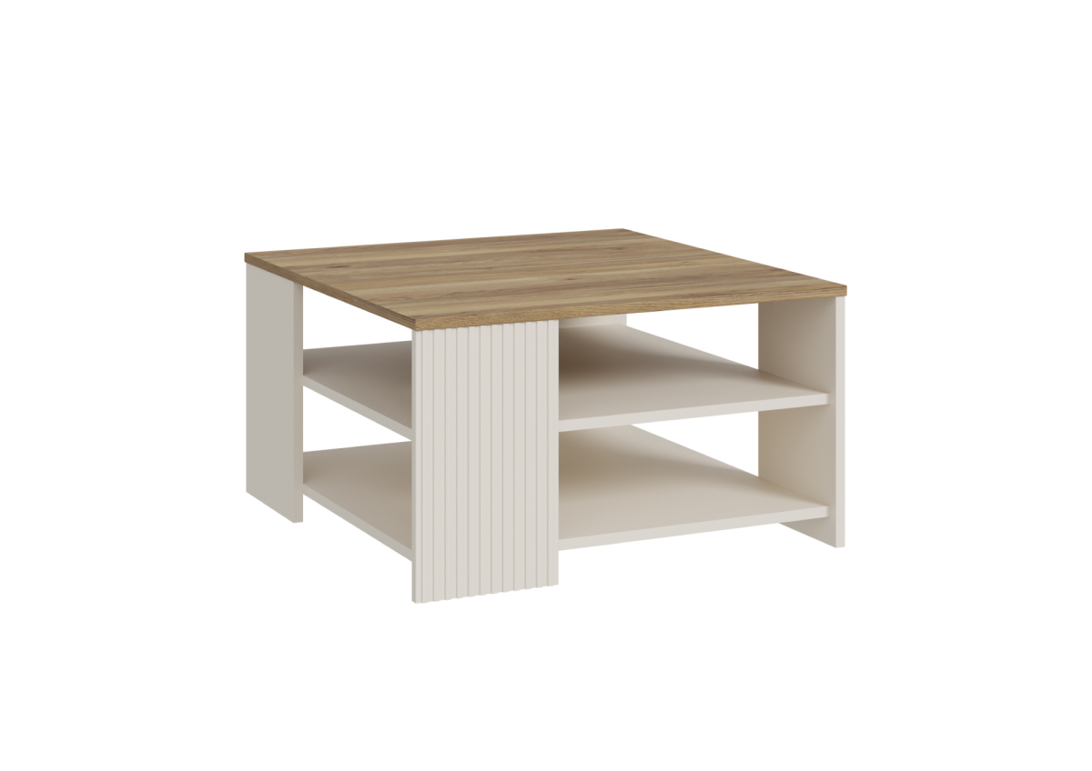 Table Basse Oak Squere - Beige