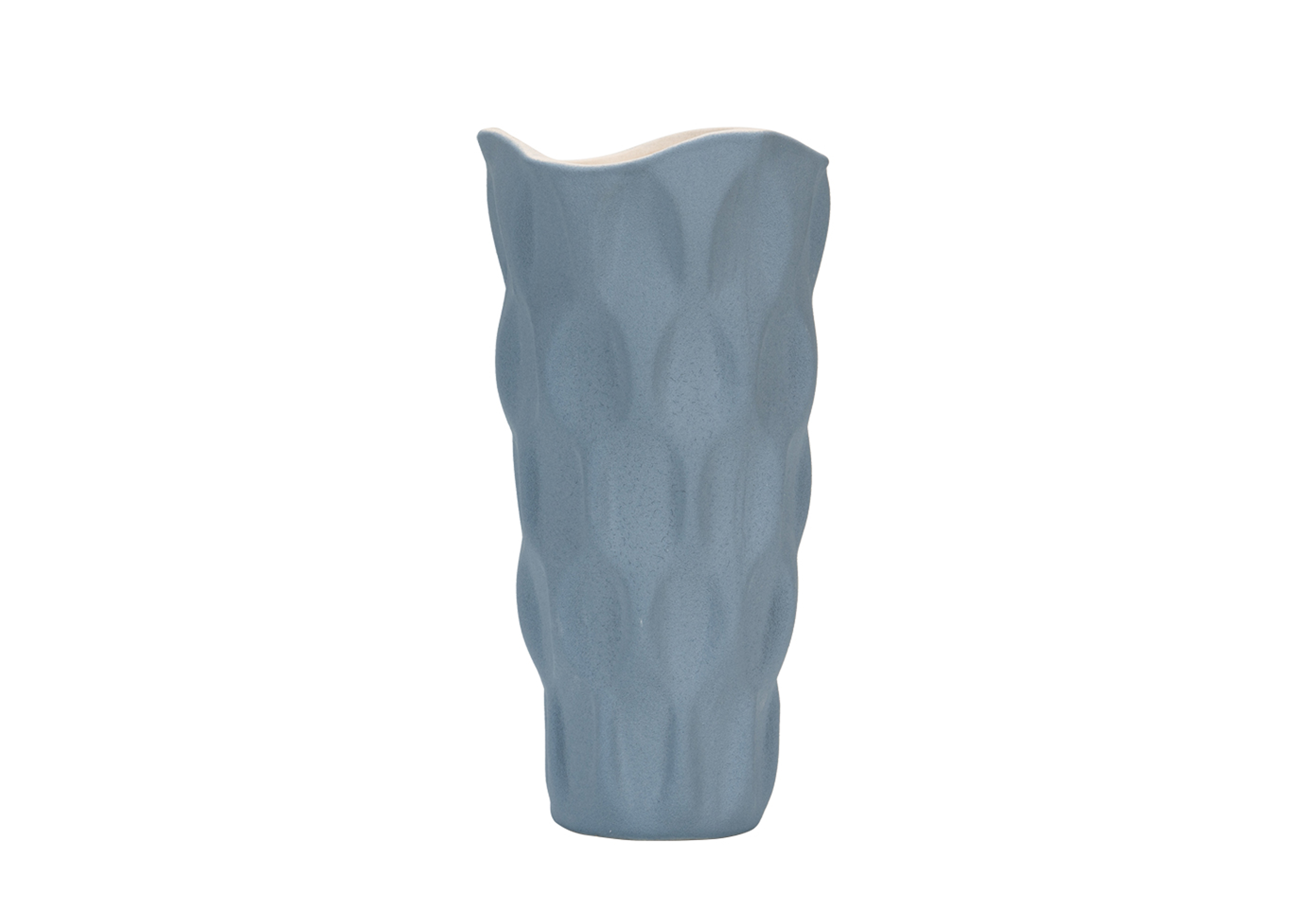 Vase Sculpte - Bleu