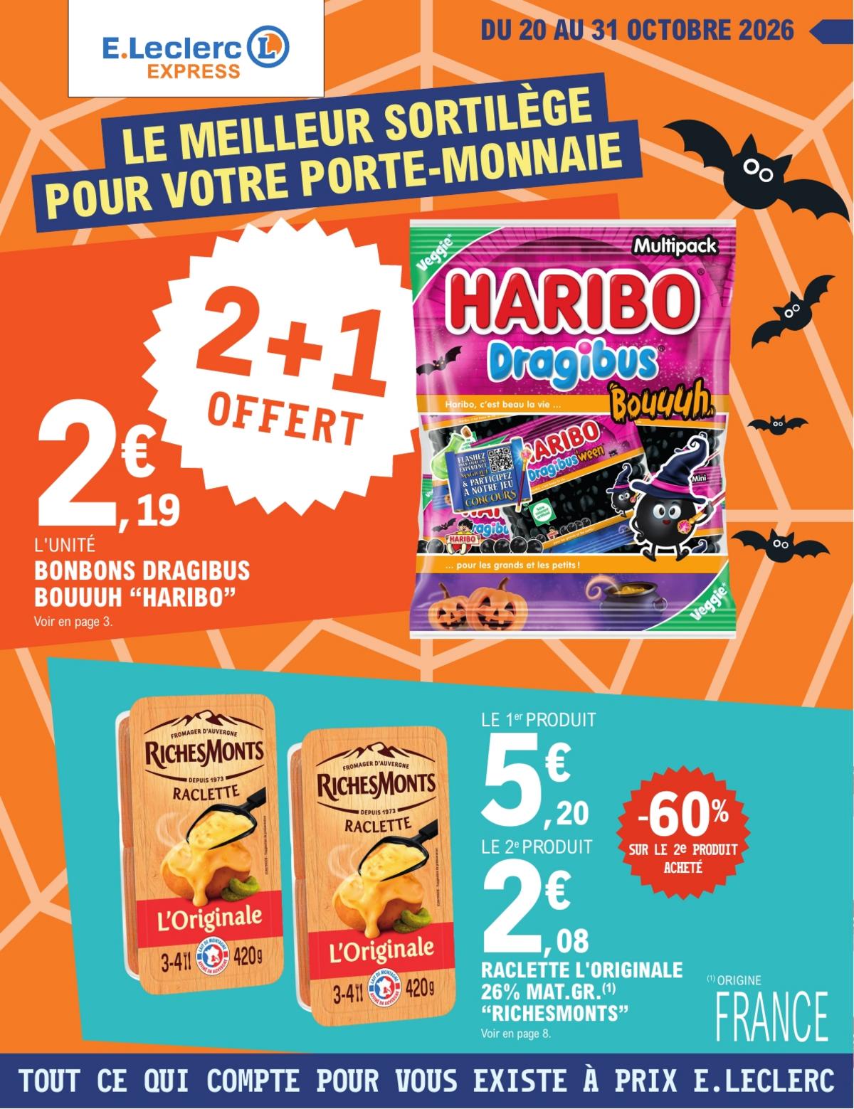 Catalogue E Leclerc Proximité du 20 au 31 octobre 2026 - Couverture