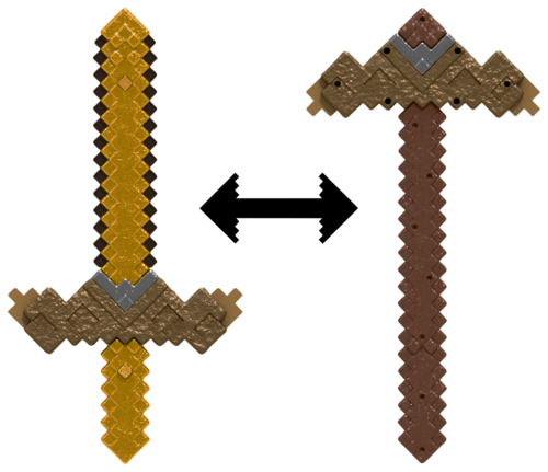 ÉPéE 2 en 1 - MINECRAFT