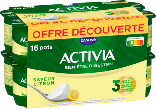 Activia saveur citron offre découverte "DANONE"
