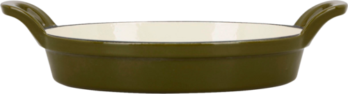 Mini Plat Oval Vert Olive - Sitram