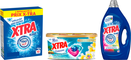 Sur les Produits Présents en Magasin de la Gamme “x-Tra” et "X-Tra Evasion"