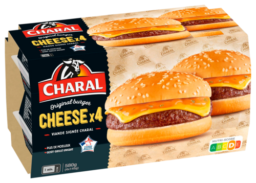 Original burger cheese X4 - CHARAL