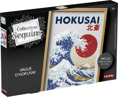 Collection Sequins Xxl - Vague Hokusai - Lansay