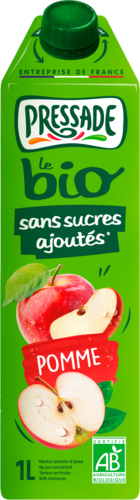 Nectar Pomme Sans Sucres Ajoutés Bio - Pressade