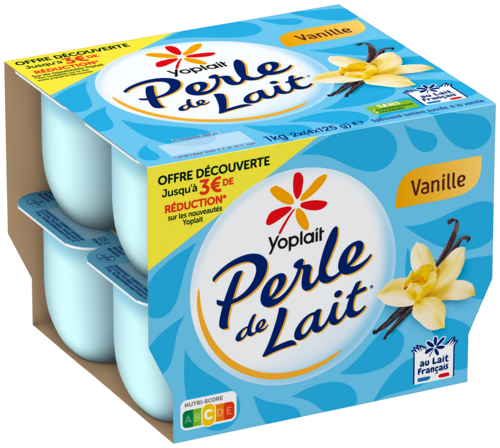 Perle de lait vanille offre découverte "YOPLAIT"