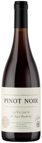 Igp Pays D'oc Rouge - la Vicomté "Pinot Noir" 2025